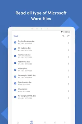 Office Reader - PDF,Word,Excel android App screenshot 3